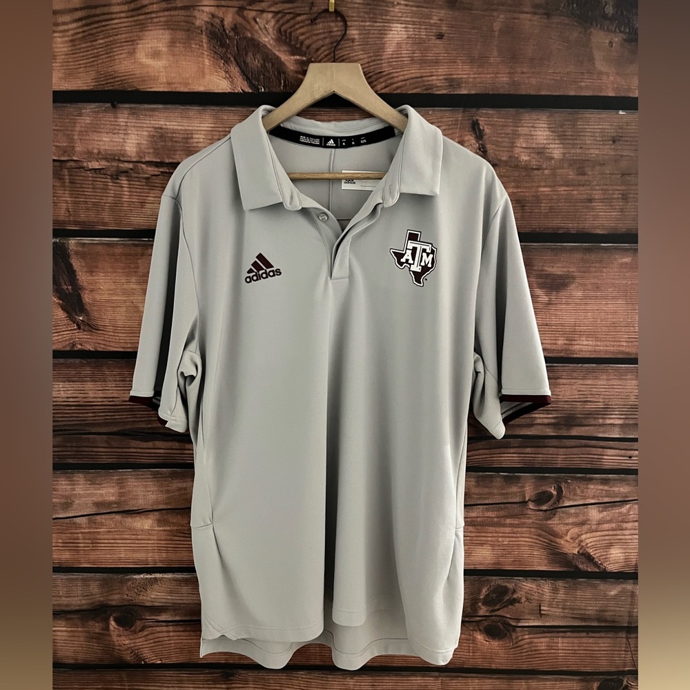 Adidas Texas A&M polo size XL